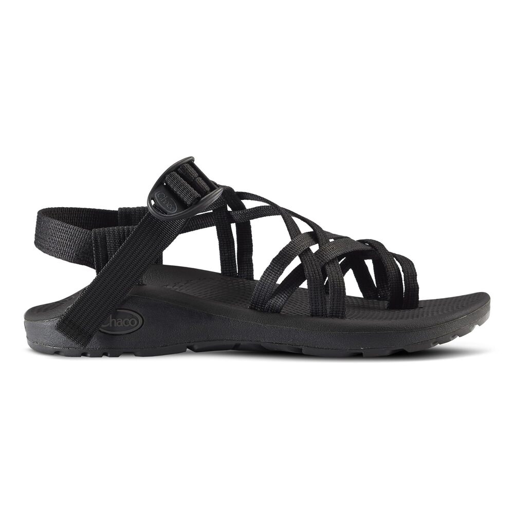 Chaco Women's ZX/2 Cloud Outdoor Sandal, Solid Black, 7 M